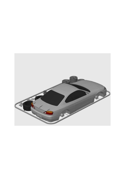 Nissan Silvia S15 1:24 Ölçekli Kendin Birleştir Model