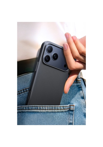 Torras Apple iPhone Uyumlu 17 Pro Max Slimfit Magsafe Kılıf Siyah