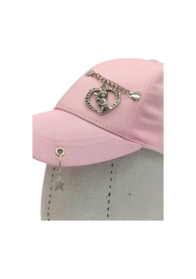 Tezzgelsin Unisex Tasarım Arkadan Ayarlanabilir Eros Şapka Pembe