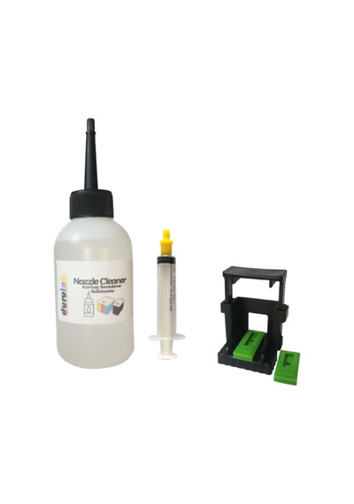 DURUINK CANON (PG 46 CL 56) TIKALI KARTUŞ MÜREKKEP TEMİZLEME SOLÜSYONU 100ML+VAKUM APARATI