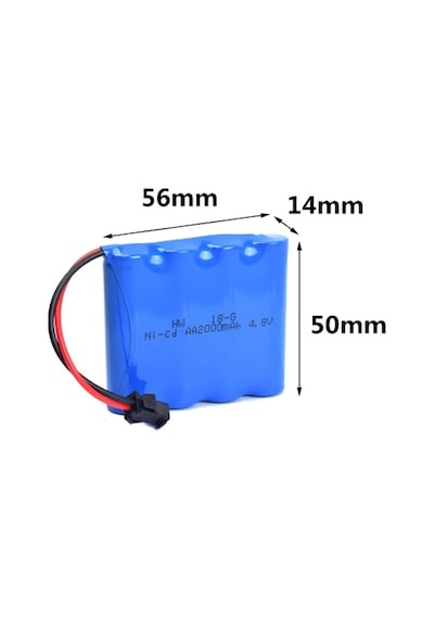 4.8 v 1800 Mah Oyuncak Araba Bataryası Ve Usb Şarj Kablosu