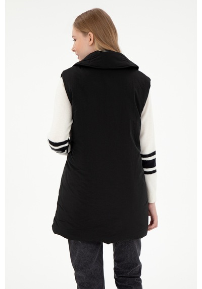 U.s. Polo Assn. Kadın Siyah Yelek Dokuma 50289554-vr046 Siyah