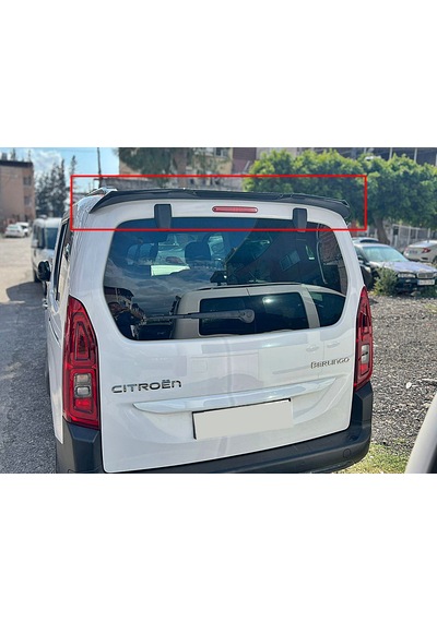Yeni Combo Rifter Doblo 5 Berlingo Proace Yarasa Spoiler - Boyasız - Plastik