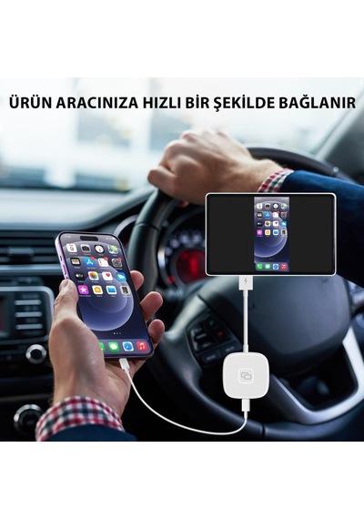 İphone İpad Carplay Ve Youtube Screen Mirror Aktarım Adaptörü