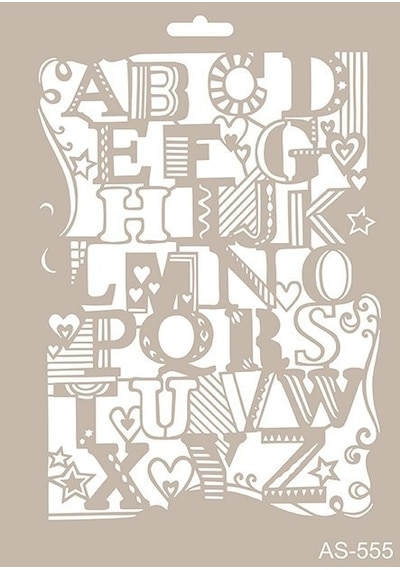 As555 - A4 Stencil