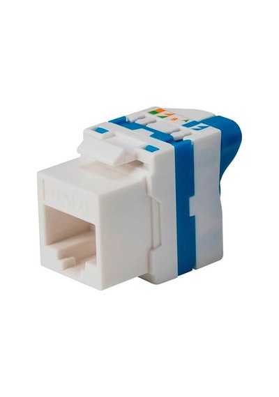 Cat6 Utp Keystone Jack 180 Derece Çevirmeli Tip - 1 Adet