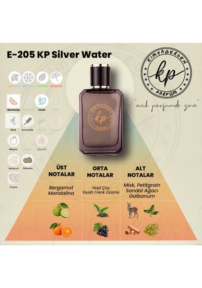 KP E-205 Erkek Parfüm EDP 50 ML