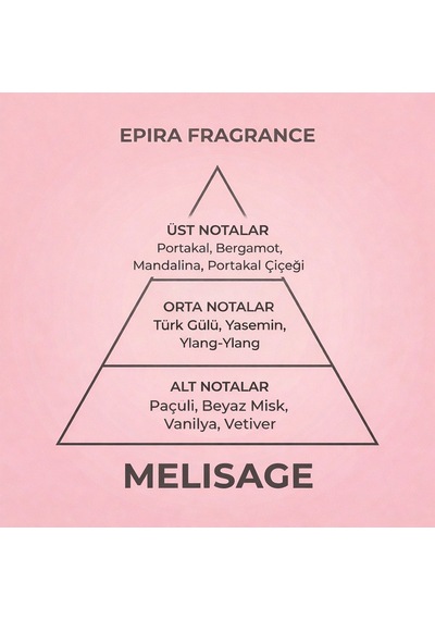 Epıra Melısage Kadın Parfüm 50 Ml Edp Meyve - Vanilya