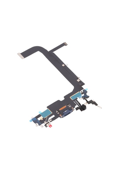 Apple Uyumlu iPhone 13 Pro Max Şarj Bordu Flex Kablo Mavi