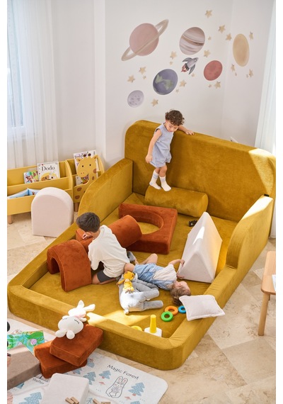 Funbed Yeni Nesil Montessori Çocuk Yatağı & Oyun Alanı Yıkanabilir Sıvı Geçirmez Sarı - 836527200 Funbed Yeni Nesil Montessori Çocuk Yatağı & Oyun Alanı Yıkanabilir Sıvı Geçirmez Sarı - 836527200