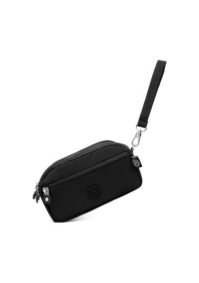 Smart Bags Minik Boy Su Geçirmez Krınkıl Kumaş Telefon Ve Postacı Çantası Siyah