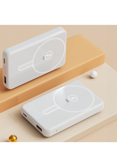 Bix PB109 10000 Mah Type-c Usb-a 22.5w Kablosuz Powerbank Beyaz