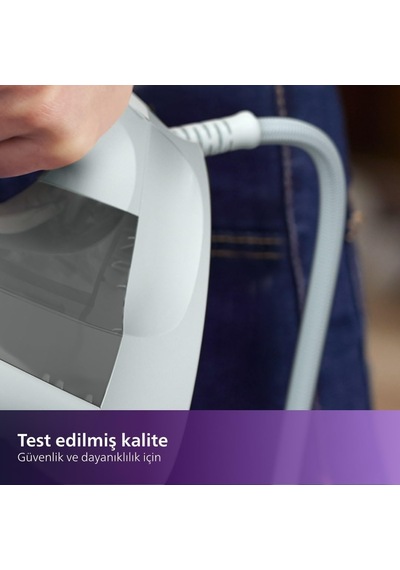 5000 Serisi Buharlı Ütü 2400w, 40g/dk Sürekli Buhar, 160g Şok, Steamglide Plus Taban, Dahili Kireç Temizleme, Damlatmaz Sistem, Dikey Kullanım Özelliği Dst5010/10