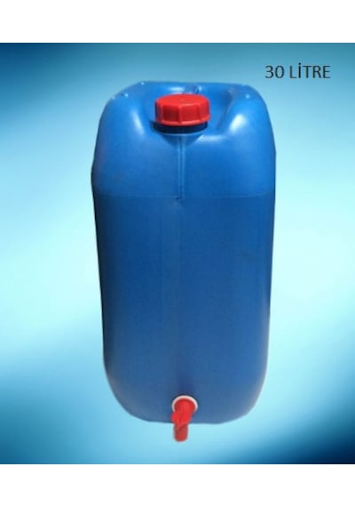 Şen Plastik Musluklu 30 Litre Su Bidonu Endüstürüyel Sanayi Bidon Çok Renkli