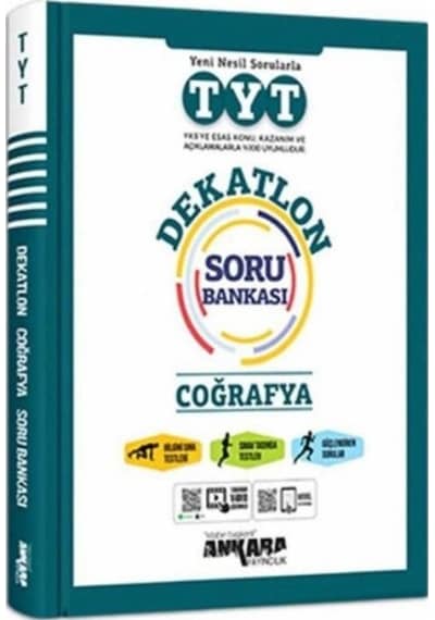 Ankara Yayıncılık Tyt Coğrafya Dekatlon Soru Bankası