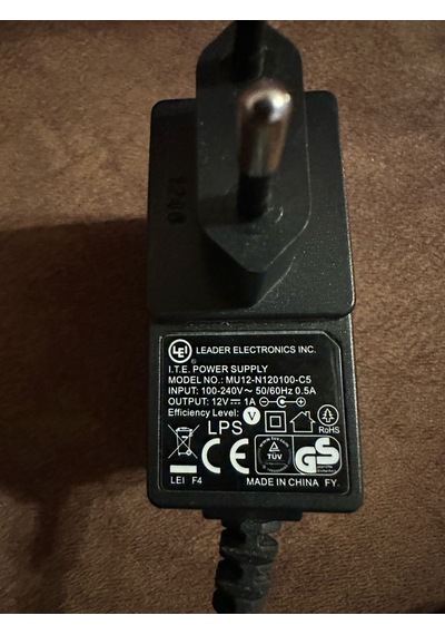 Leader Mu12-n120100-c5 12v 1a Adaptör