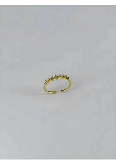 Ayarlanabilir Zirkon Taşlı Pirinç Bijuteri Yüzük - Yz0144-1 Diğer