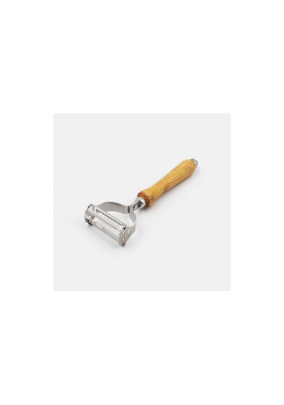 Multi Peeler Ahşap Saplı Çelik Çift Taraflı Soyacak Beyaz Diğer