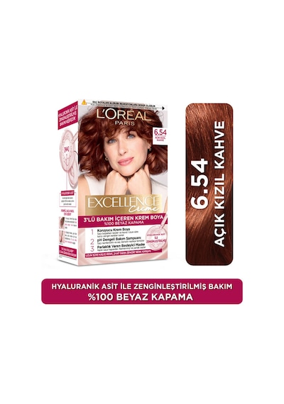 L'oréal Paris Excellence Creme Saç Boyası 6.54 Açık Kızıl Kahve