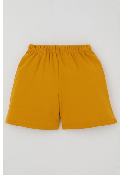 Breeze Kız Çocuk Şortlu Pijama Takımı Neşeli Meyveler 4-8 Yaş, Ekru