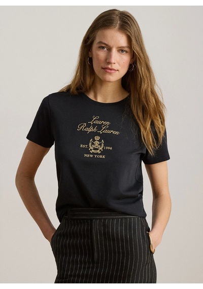 Lauren Ralph Lauren T-shirt, L, Siyah