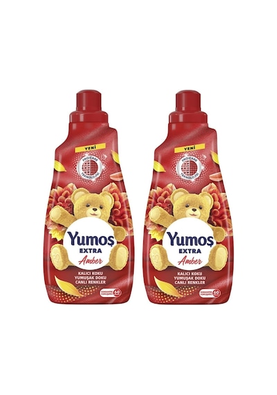Yumoş Extra Konsantre Çamaşır Yumuşatıcısı Amber 2 x 1440 ML
