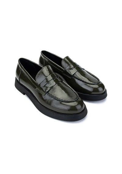Tamer Tanca Kadın Hakiki Deri Haki Rugan Loafer Ayakkabı 1059 0930-1650 Bn Ayk Sk24-25 Hakı Krsk Rgn Haki Tamer Tanca Kadın Hakiki Deri Haki Rugan Loafer Ayakkabı 1059 0930-1650 Bn Ayk Sk24-25 Hakı Krsk Rgn Haki