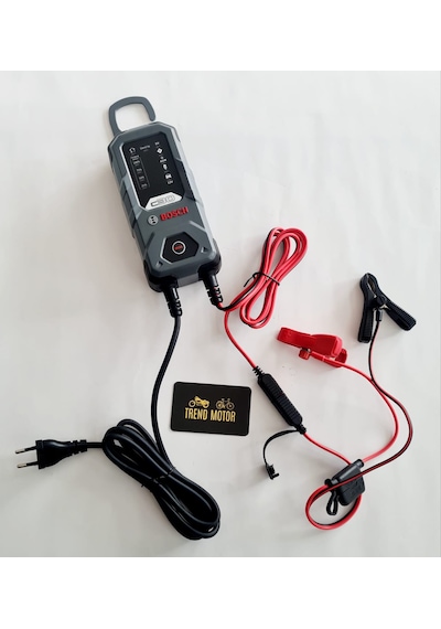 Akü Şarj Cihazı Bosch - 6v 12v Motosiklet Araba Agm Pil Akü