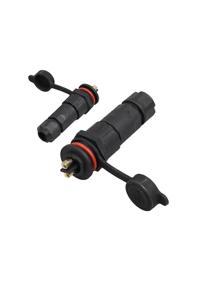 Ic-266m 16mm Su Geçirmez Konnektör Şase Seyyar Takım 2 Pin