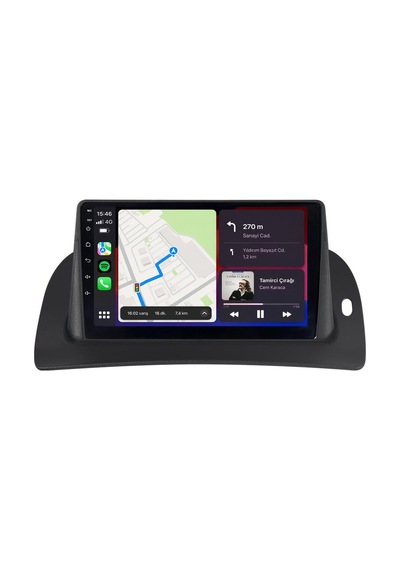 Renault Kangoo Android Multimedya 2009-2021 Carplay Android Auto Navigasyon Kameralı 4gb Ram 32gb 9"