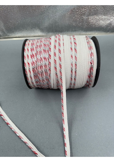 Paşateks 1 Cm Ara Biye Şerit-5 Metre-beyaz