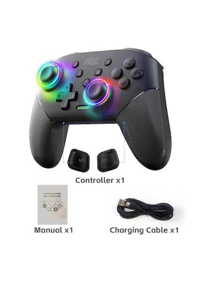 S-80 Rgb Kablosuz Joystick Wireless Oyun Kolu Pc/switch/oled İçin