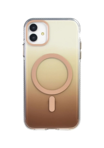 Apple Uyumlu iPhone 11 Kılıf M-safe Şarj Özellikli Transparan Renk Geçişli Zore Toros Kapak