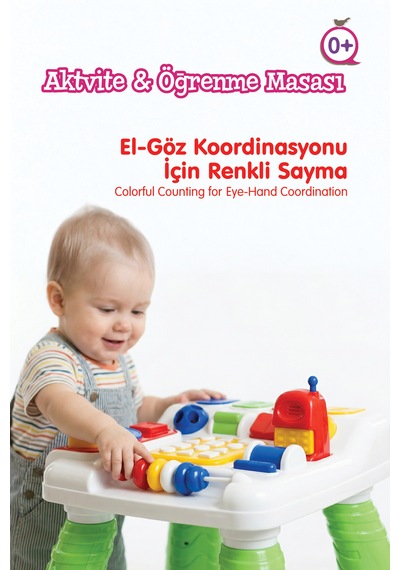 Eğitici Aktivite Masası 3 Dilli Sesli Müzikli Şekil Ve Sayı Öğretici 1