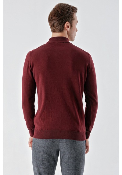 Morven Erkek Koyu Bordo Basic Yarım Balıkçı Yaka Dynamic Fit Rahat Kesim Triko 25kc017002752 Koyu Bordo Morven Erkek Koyu Bordo Basic Yarım Balıkçı Yaka Dynamic Fit Rahat Kesim Triko 25kc017002752 Koyu Bordo