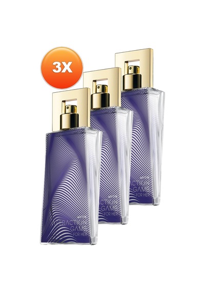 Avon Attraction Game Kadın Parfüm EDP 3 x 50 ML