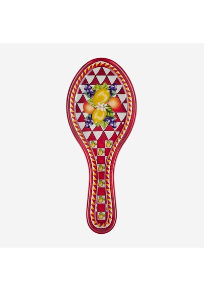 Chiara Alessi Kırmızı Melamin Kaşıklık 24 Cm
