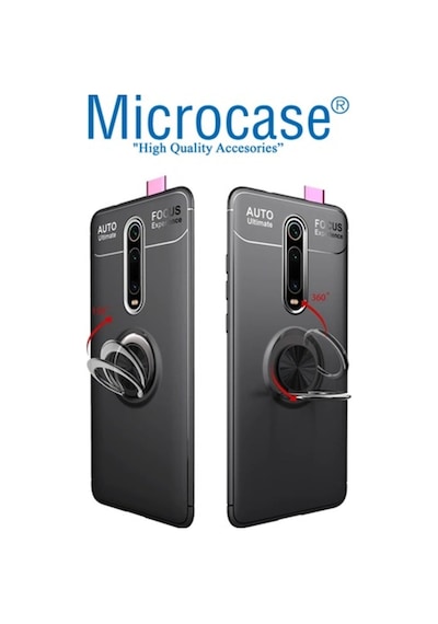Microcase Redmi K20 - K20 Pro Focus Serisi Yüzük Standli Kilif 408708709