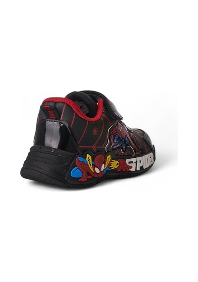 Spıderman 836 Erkek Çocuk Işıklı Sneaker Siyah