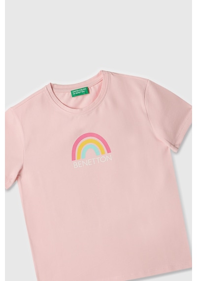 United Colors Of Benetton Benetton Kiz Cocuk Tisort Pembe
