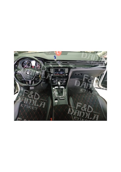 Volkswagen Passat B8 Torpido,konsol,trim,göğüs Maun Kaplama Parlak Siyah Renk