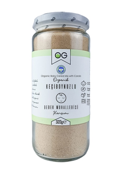 Organik Keçiboynuzlu Bebek Muhallebisi Karışımı +8 320gr