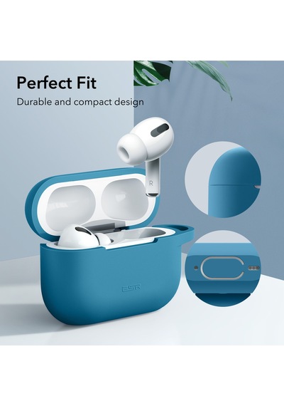 Apple AirPods Uyumlu Pro / Pro 2 Bounce Carrying Kılıf Mavi