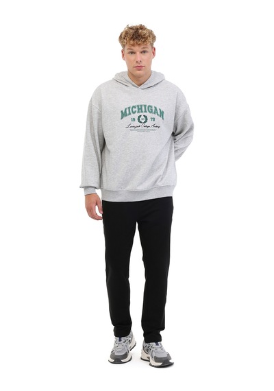 Lumberjack Ml Ade 16blo-04 5pr Grı Melanj Erkek Sweatshirt 000000000102023972 Gri