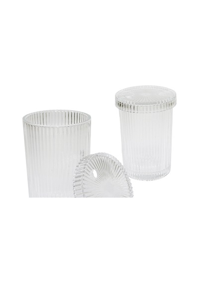 Çizgili - Cam Bardak Kapaklı - Pipetli - Origami Sitilkahve - Sunum - Meşrubat Bx40 Renkli