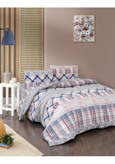 Mulberry Reyyan Nevresim Takımı Tek Kişilik Çift Taraflı Çarşafı Lastikli