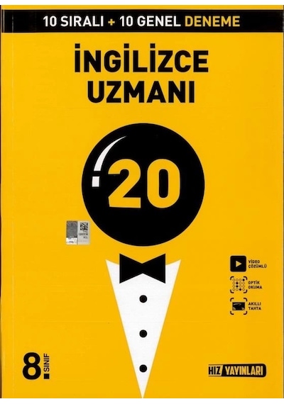 Hız 8. Sınıf İngilizce Uzmanı 20 Li Deneme