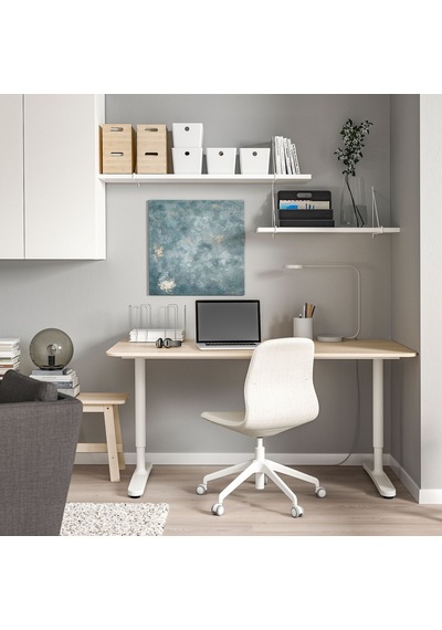 Ikea Bergshult/pershult Duvar Rafı Kombinasyonu Beyaz
