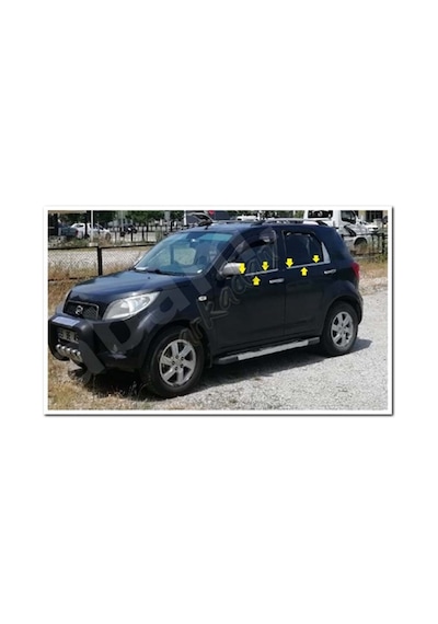 Db Chrome Daihatsu Terios Cam Çıtası Nikelajı 2006-2017 4 Parça  P