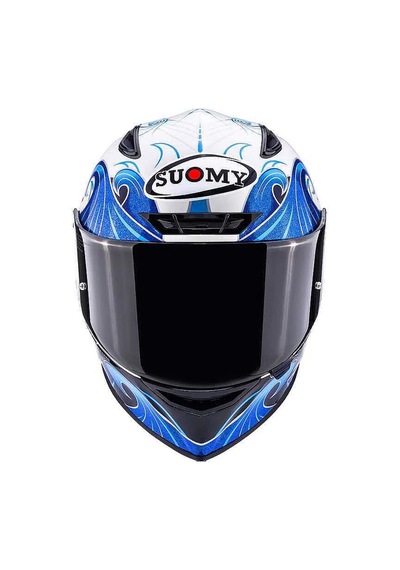 Suomy Track-1 Kask Waves Beyaz